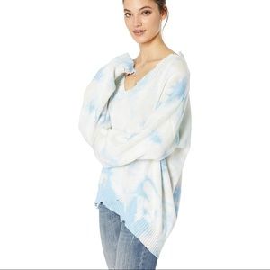 Spiritual Gangster reflection Sweater mint tie dye